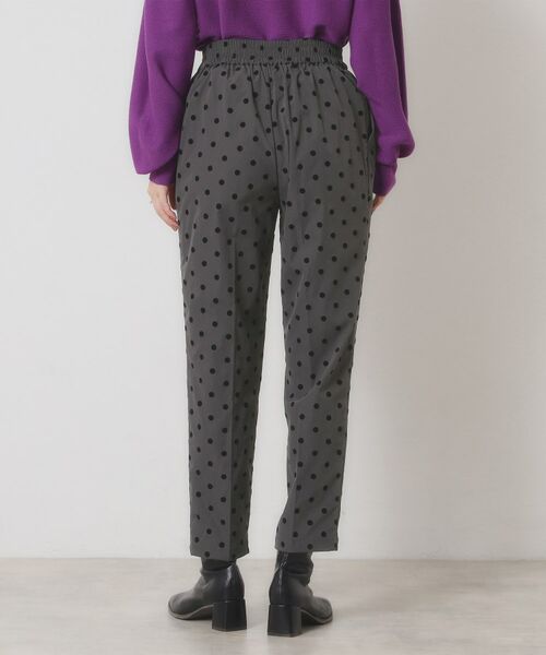 ITS'DEMO / イッツデモ パンツ | 【手洗い可／ウエストゴム】フロッキードットパンツ | 詳細15