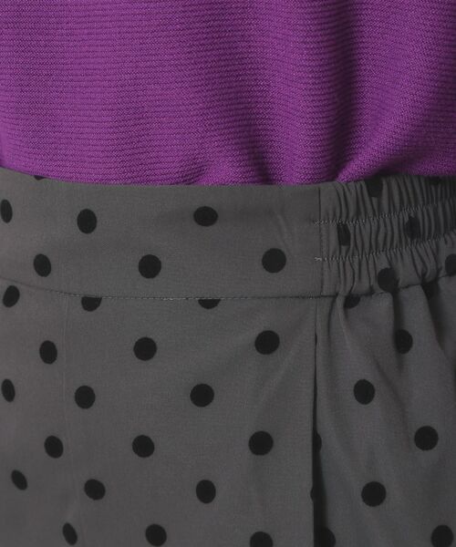 ITS'DEMO / イッツデモ パンツ | 【手洗い可／ウエストゴム】フロッキードットパンツ | 詳細16
