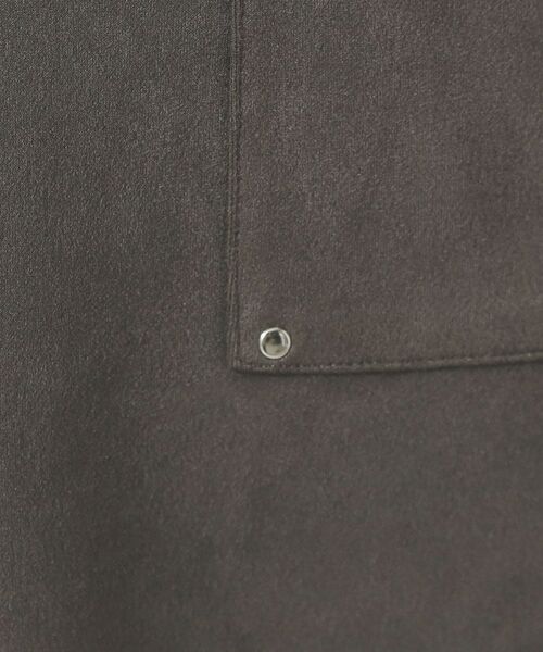 ITS'DEMO / イッツデモ ロング・マキシ丈スカート | 【マシンウォッシャブル／ウエストゴム】カットスエードスカート | 詳細4