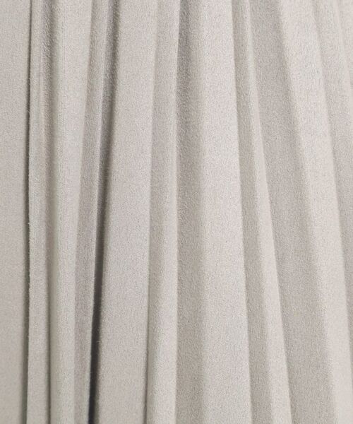 ITS'DEMO / イッツデモ ロング・マキシ丈スカート | 【手洗い可/ウエストゴム】フェイクスエードプリーツスカート | 詳細16