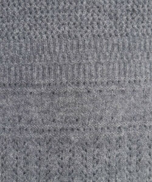 ITS'DEMO / イッツデモ ロング・マキシ丈スカート | 【手洗い可／セットアップ可】柄編みニットスカート | 詳細4