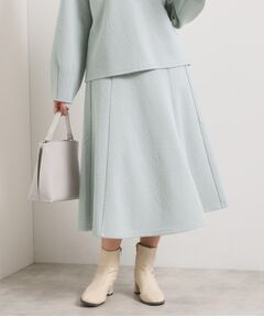 ITS'DEMO / イッツデモ スカート | 【手洗い可／セットアップ可】花柄ジャカードスカート