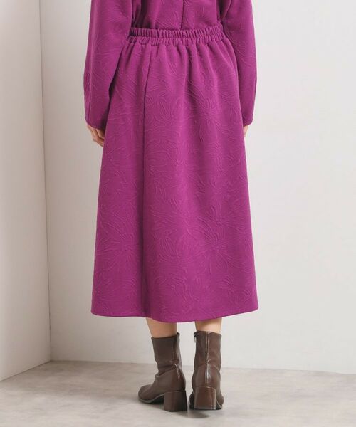 ITS'DEMO / イッツデモ スカート | 【手洗い可／セットアップ可】花柄ジャカードスカート | 詳細19