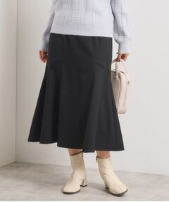 ITS'DEMO / イッツデモ スカート | 【手洗い可/ウエストゴム】ヘリンボーンマーメイドスカート