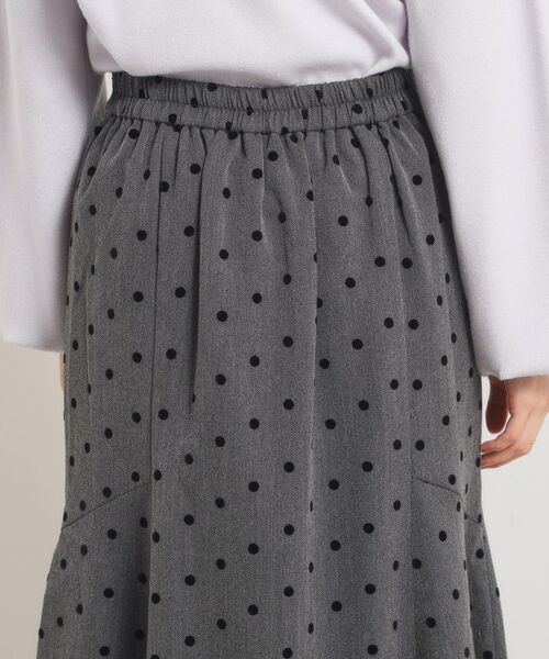 ITS'DEMO / イッツデモ スカート | 【手洗い可/ウエストゴム】ヘリンボーンマーメイドスカート | 詳細17