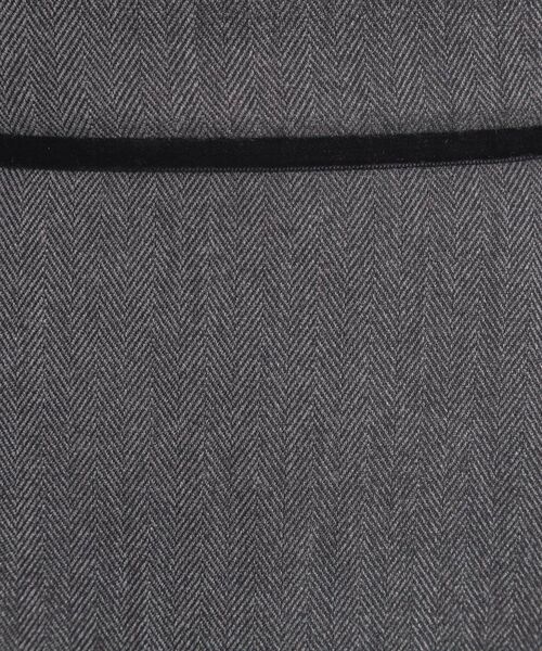 ITS'DEMO / イッツデモ スカート | 【手洗い可/ウエストゴム】ヘリンボーンマーメイドスカート | 詳細4