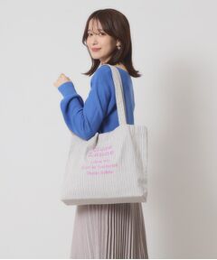 ITS'DEMO / イッツデモ トートバッグ | 【A4対応】ロゴ刺繍ラージトート