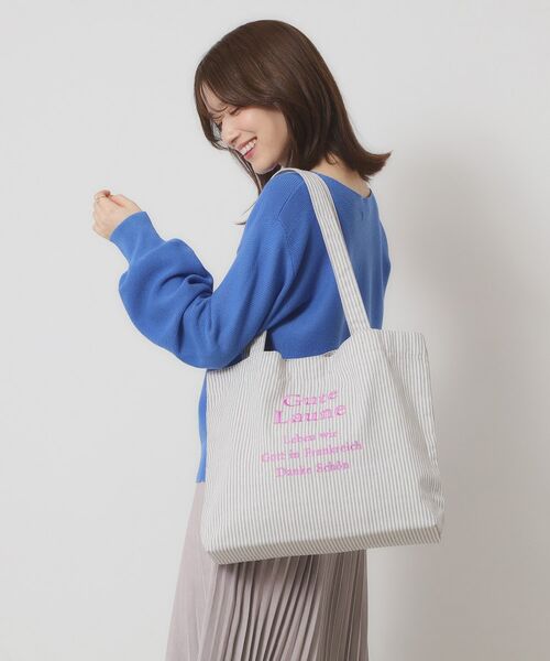 ITS'DEMO / イッツデモ トートバッグ | 【A4対応】ロゴ刺繍ラージトート | 詳細7