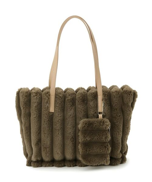 ITS'DEMO / イッツデモ トートバッグ | ポーチ付フェイクファートート | 詳細11