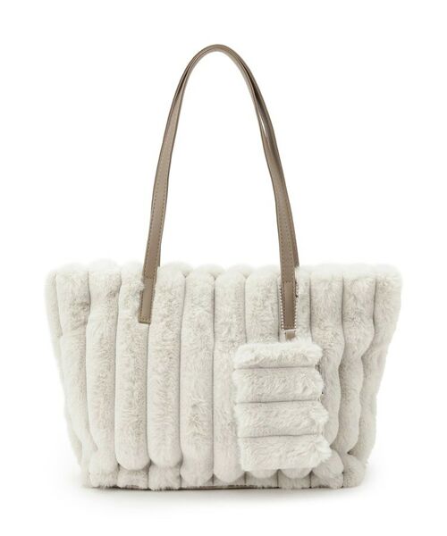 ITS'DEMO / イッツデモ トートバッグ | ポーチ付フェイクファートート | 詳細12