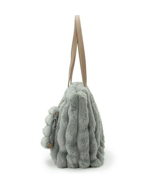 ITS'DEMO / イッツデモ トートバッグ | ポーチ付フェイクファートート | 詳細14