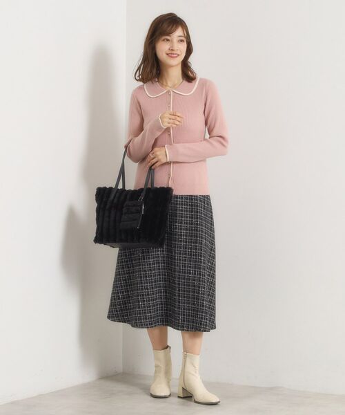 ITS'DEMO / イッツデモ トートバッグ | ポーチ付フェイクファートート | 詳細2