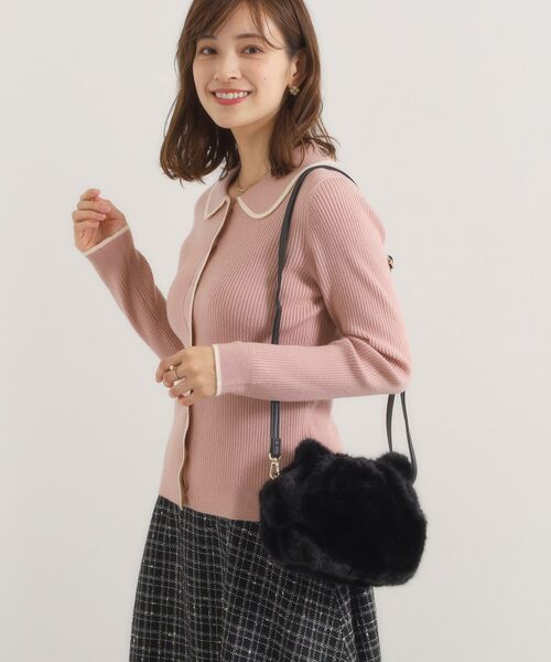 ITS'DEMO / イッツデモ ショルダーバッグ | 猫フェイクファーミニショルダー | 詳細1