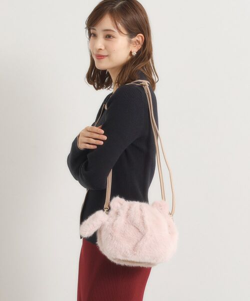 ITS'DEMO / イッツデモ ショルダーバッグ | 猫フェイクファーミニショルダー | 詳細3