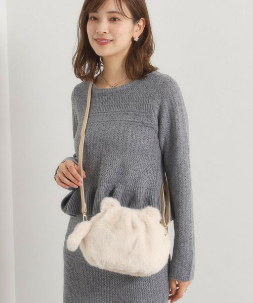 ITS'DEMO / イッツデモ ショルダーバッグ | 猫フェイクファーミニショルダー | 詳細5