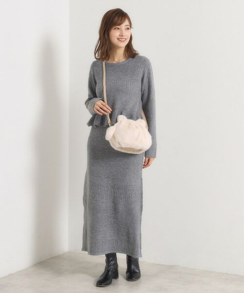 ITS'DEMO / イッツデモ ショルダーバッグ | 猫フェイクファーミニショルダー | 詳細6