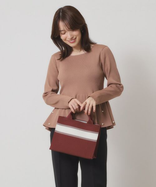 ITS'DEMO / イッツデモ トートバッグ | ニットミニトート | 詳細5