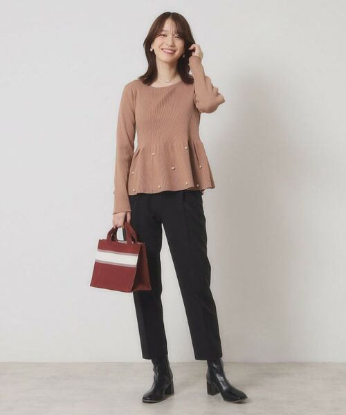 ITS'DEMO / イッツデモ トートバッグ | ニットミニトート | 詳細6