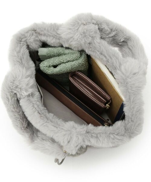 ITS'DEMO / イッツデモ トートバッグ | チャーム付きフェイクファートート | 詳細16