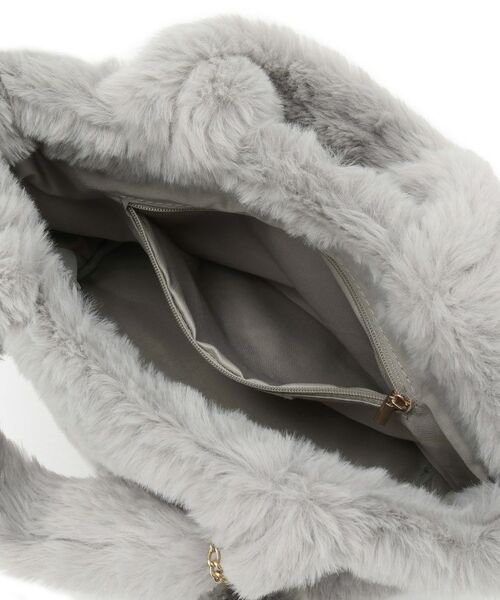 ITS'DEMO / イッツデモ トートバッグ | チャーム付きフェイクファートート | 詳細17