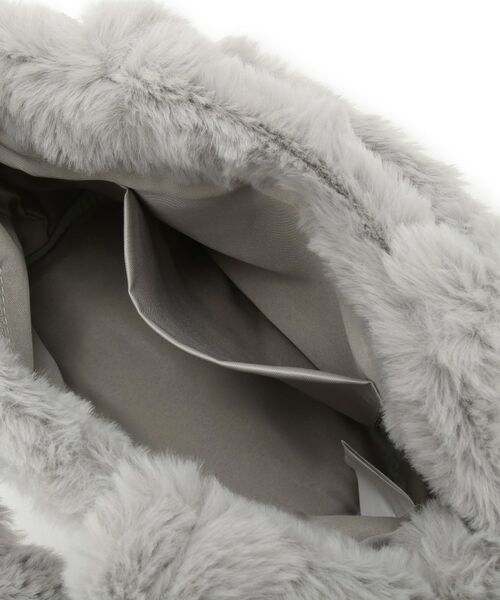 ITS'DEMO / イッツデモ トートバッグ | チャーム付きフェイクファートート | 詳細18