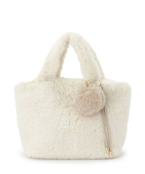 ITS'DEMO / イッツデモ トートバッグ | チャーム付きフェイクファートート | 詳細7