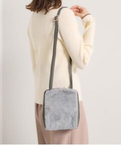 ITS'DEMO / イッツデモ ショルダーバッグ | 三層フェイクファーミニショルダー