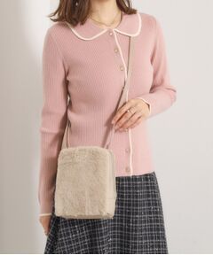 ITS'DEMO / イッツデモ ショルダーバッグ | 三層フェイクファーミニショルダー