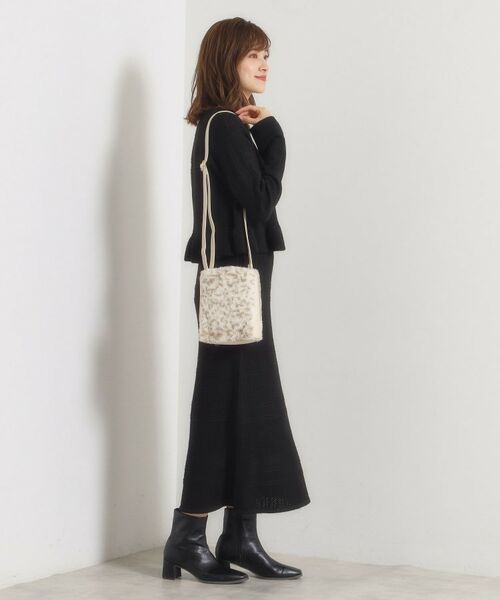 ITS'DEMO / イッツデモ ショルダーバッグ | 三層フェイクファーミニショルダー | 詳細10