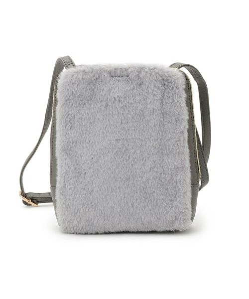 ITS'DEMO / イッツデモ ショルダーバッグ | 三層フェイクファーミニショルダー | 詳細12