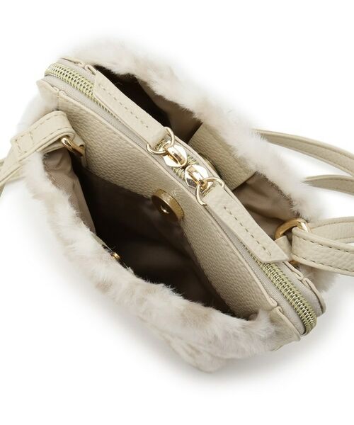 ITS'DEMO / イッツデモ ショルダーバッグ | 三層フェイクファーミニショルダー | 詳細23