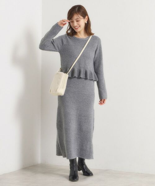 ITS'DEMO / イッツデモ ショルダーバッグ | 三層フェイクファーミニショルダー | 詳細4