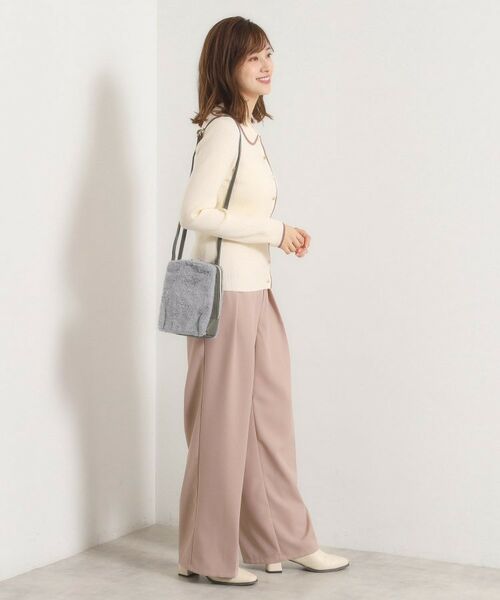 ITS'DEMO / イッツデモ ショルダーバッグ | 三層フェイクファーミニショルダー | 詳細6