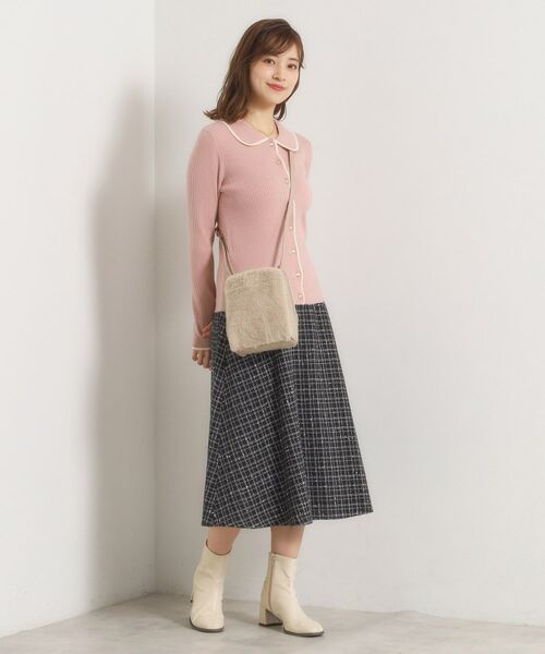 ITS'DEMO / イッツデモ ショルダーバッグ | 三層フェイクファーミニショルダー | 詳細8