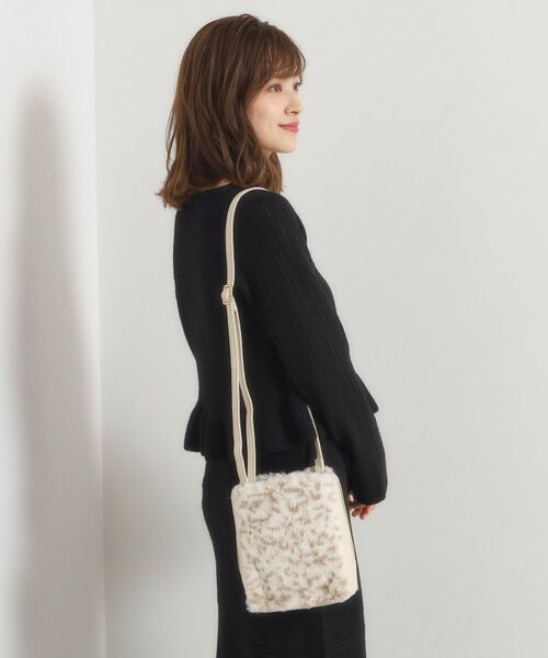 ITS'DEMO / イッツデモ ショルダーバッグ | 三層フェイクファーミニショルダー | 詳細9