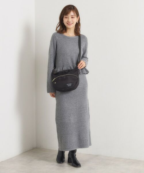 ITS'DEMO / イッツデモ ショルダーバッグ | 【防花粉】高密度ポリ半月ミニショルダー | 詳細4