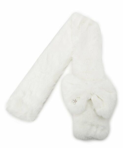 ITS'DEMO / イッツデモ マフラー・ショール・スヌード・ストール | リボンモチーフファーマフラー | 詳細2