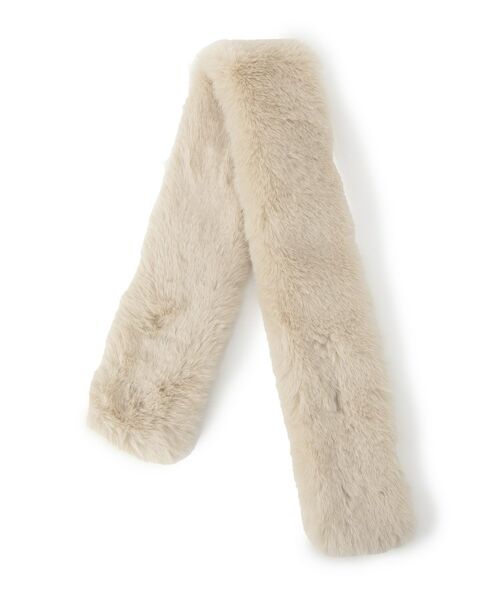 ITS'DEMO / イッツデモ マフラー・ショール・スヌード・ストール | 【6色展開】ミニファーマフラー | 詳細2