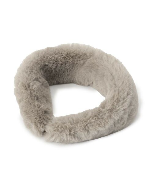 ITS'DEMO / イッツデモ マフラー・ショール・スヌード・ストール | 【手洗い可】マグネット付きファーティペット | 詳細4