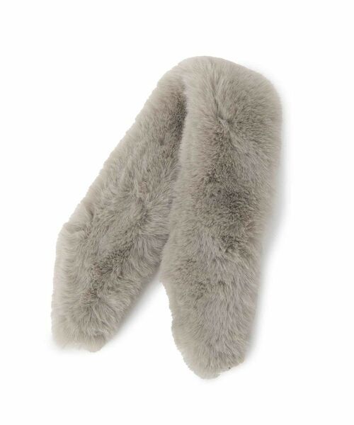 ITS'DEMO / イッツデモ マフラー・ショール・スヌード・ストール | 【手洗い可】マグネット付きファーティペット | 詳細5