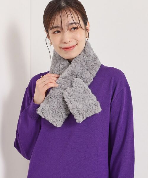 ITS'DEMO / イッツデモ マフラー・ショール・スヌード・ストール | プードルファーミニマフラー | 詳細7