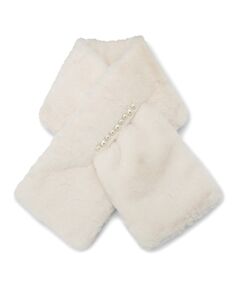 ITS'DEMO / イッツデモ マフラー・ショール・スヌード・ストール | 連パール調フェイクファーマフラー