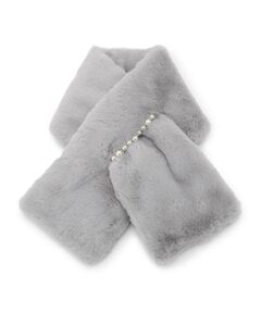 ITS'DEMO / イッツデモ マフラー・ショール・スヌード・ストール | 連パール調フェイクファーマフラー