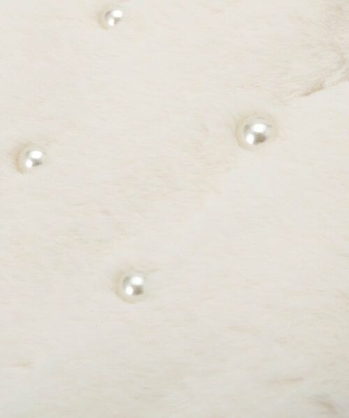 ITS'DEMO / イッツデモ マフラー・ショール・スヌード・ストール | ランダムパール調フェイクファーマフラー | 詳細4