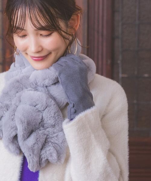 ITS'DEMO / イッツデモ 手袋 | 【手洗い可】くるみ釦グローブ | 詳細1