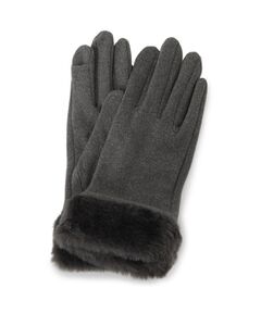 ITS'DEMO / イッツデモ 手袋 | 【手洗い可】ファーカフスジャージグローブ