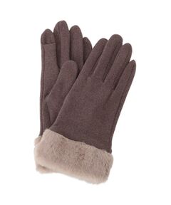 ITS'DEMO / イッツデモ 手袋 | 【手洗い可】ファーカフスジャージグローブ