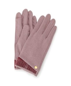 ITS'DEMO / イッツデモ 手袋 | 【手洗い可】チャーム付チェック切替グローブ