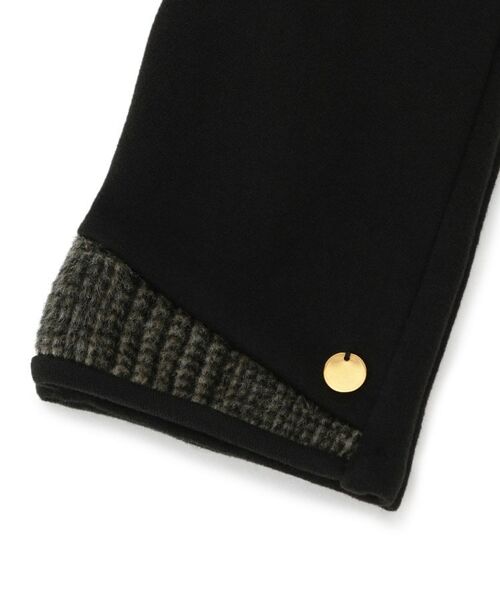 ITS'DEMO / イッツデモ 手袋 | 【手洗い可】チャーム付チェック切替グローブ | 詳細4