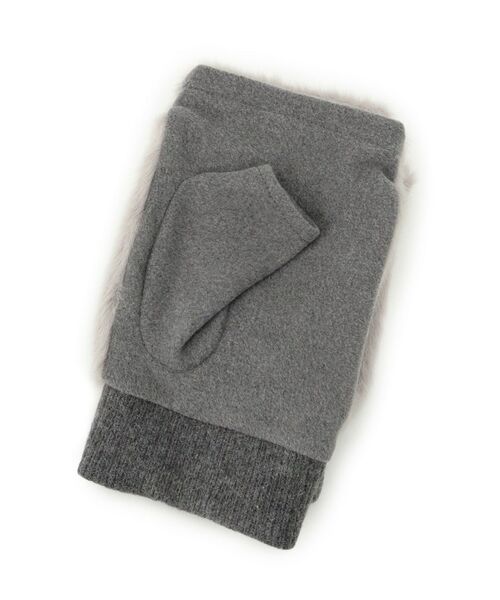 ITS'DEMO / イッツデモ 手袋 | ファーかぶせミトン | 詳細2